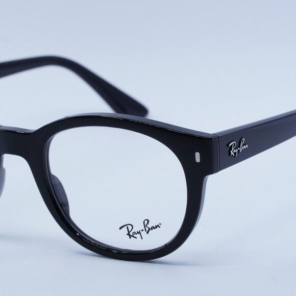 NEW RAY-BAN RX7227 2000 BLACK EYEGLASSES - Picture 3 of 10